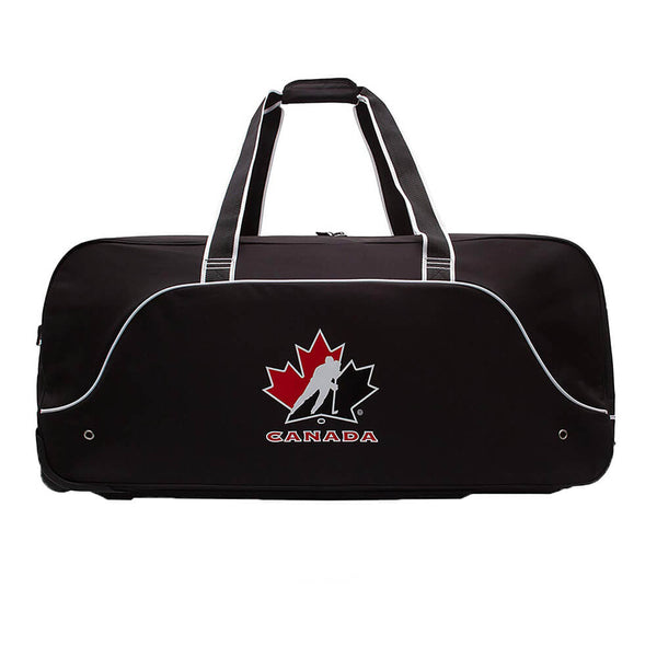 canadian tire tackle bag HOCKEY CANADA 36 INCH WHEEL HOCKEY BAG BLACK – National Sports
