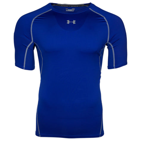 UNDER ARMOUR MEN'S HEAT GEAR ARMOUR COMPRESSION SHORT SLEEVE TOP ROYAL