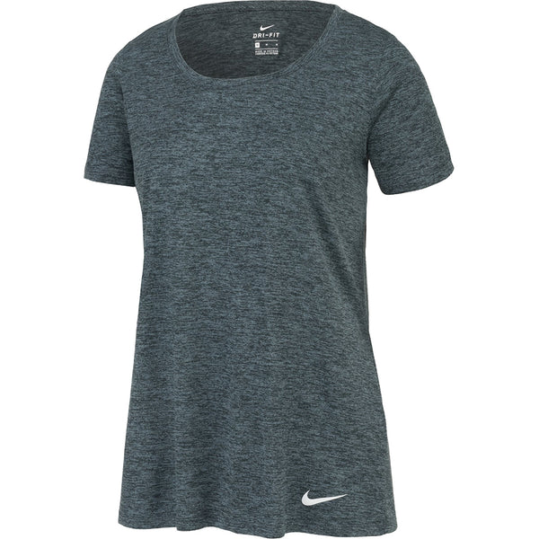 NIKE WOMEN'S CANADA LEGEND SCOOP XDYE TEE BLACK/GREY