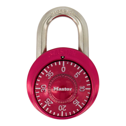 MASTER LOCK 3 DIGIT COMBO ALUMINUM COVER PADLOCK ASSORTED