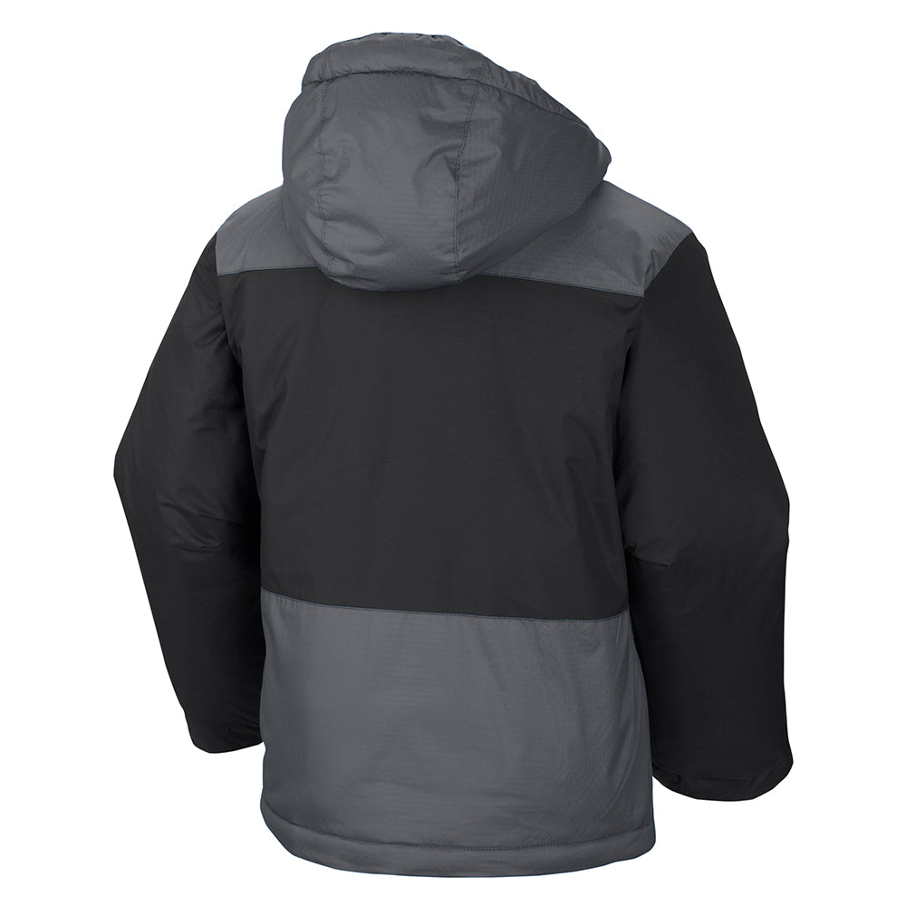COLUMBIA YOUTH LIGHTNING LIFT INSULATED JACKET BLACK/GRAPHITE