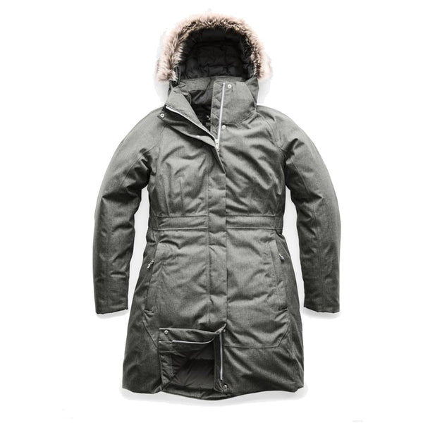 THE NORTH FACE WOMEN'S ARCTIC PARKA MED GRAY HEATHER