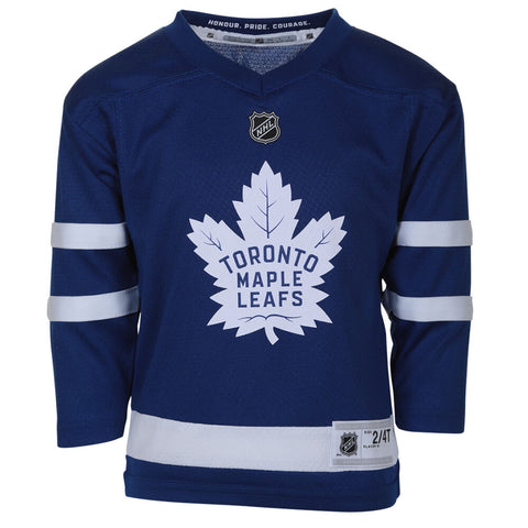 OUTERSTUFF 2-4T TORONTO MAPLE LEAFS REPLICA HOME JERSEY BLUE