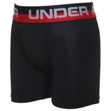 UNDER ARMOUR BOY'S 2 PACK PERFORMANCE BOXER BRIEFS RED/BLACK