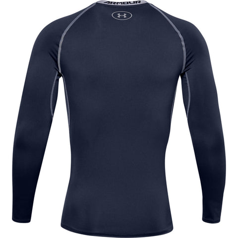 UNDER ARMOUR MEN'S HEATGEAR ARMOUR LONG SLEEVE TOP MIDNIGHT NAVY