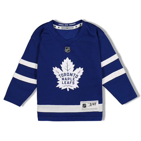 Toronto Maple Leafs adidas Platinum Jersey Pullover Hoodie - Blue