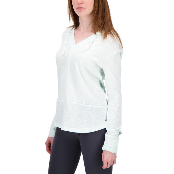 RIPZONE WOMEN'S HAIDA HOODED LONG SLEEVE SOOTHING SEA PLUS SIZES 1X-2X