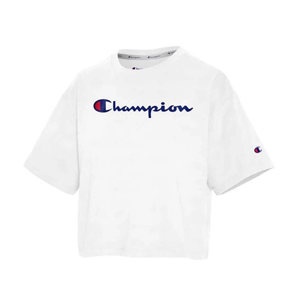 CHAMPION WOMEN'S THE CROPPED TEE WHITE