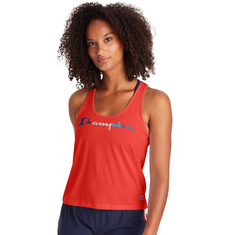 CHAMPION WOMEN'S SPORT RACERBACK TANK RED FLAME