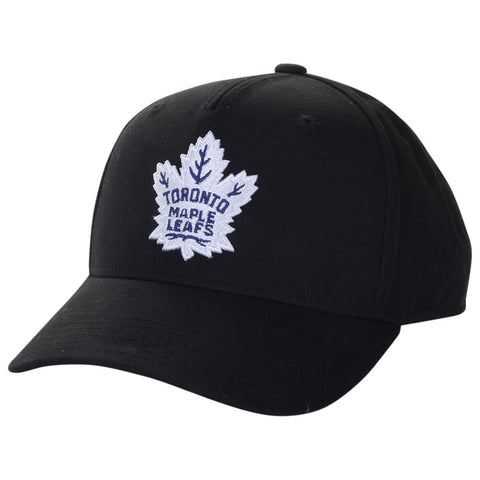 OUTERSTUFF YOUTH TORONTO MAPLE LEAFS CURVED SNAP CAP BLACK
