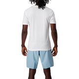 NEW BALANCE MEN'S CLASSIC POCKET SHORT SLEEVE TOP WHITE