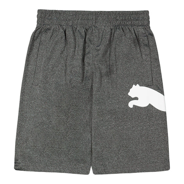 PUMA BOY'S SPEED PACK BIG CAT SHORT CHARCOAL