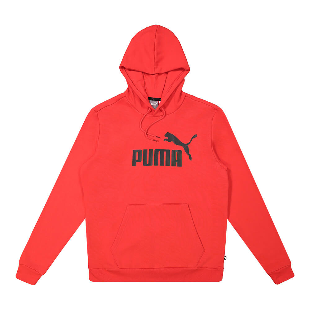 PUMA MEN'S ESSENTIAL BIG LOGO HOODY RED