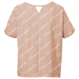 CHAMPION WOMEN'S HERITAGE TEE PRINT CHAMPION OUTLINE SCRIPT DREAM PINK