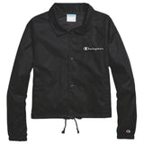 CHAMPION WOMEN'S HERITAGE WOVEN COACHES JACKET BLACK
