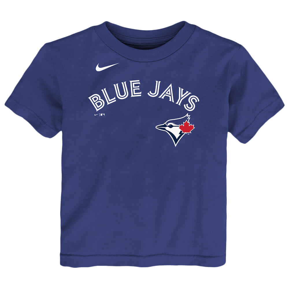 OUTERSTUFF 4-7 TORONTO BLUE JAYS BICHETTE NAME AND NUMBER SHORT SLEEVE TOP BLUE