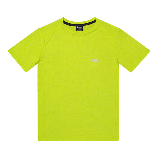 RAWLINGS BOY'S SHORT SLEEVE CREW NECK TEE FRESH GREEN
