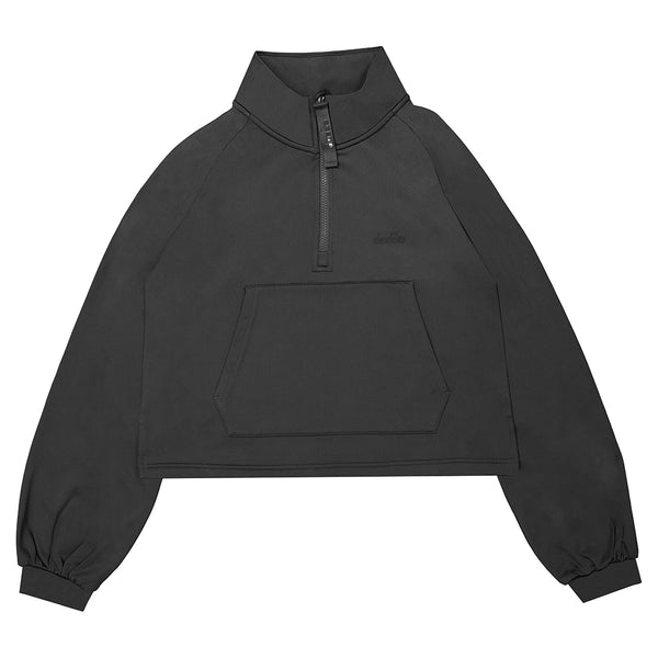 DIADORA WOMEN'S VIBE TECH CROP PULLOVER BLACK