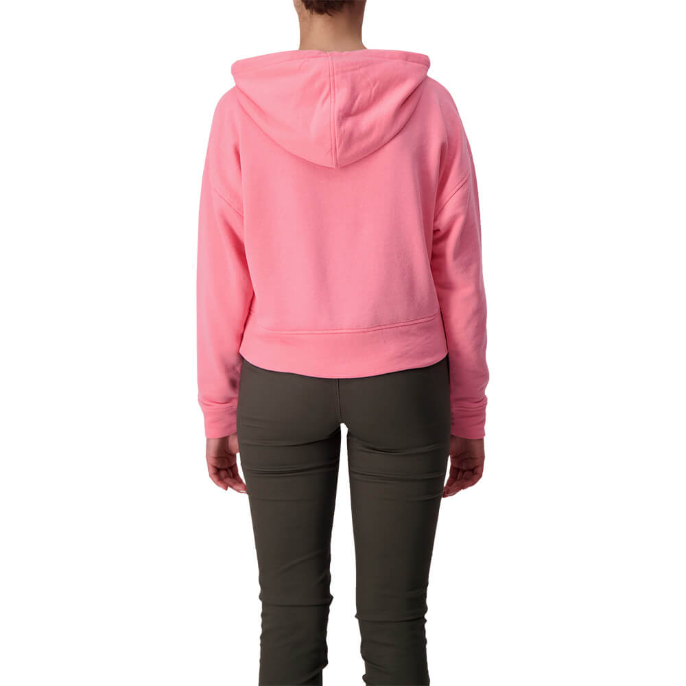 RIPZONE WOMEN'S TAVERN 1/4 ZIP PULLOVER HOODY SACHET PINK