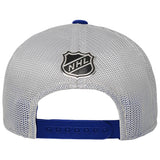 OUTERSTUFF YOUTH TORONTO MAPLE LEAFS AUTHENTIC RINKSIDE STRIPE STRUCTURE ADJUSTABLE HAT