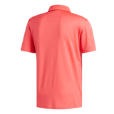 ADIDAS MEN'S CLIMACHILL CORE HTHR POLO SHOCK RED
