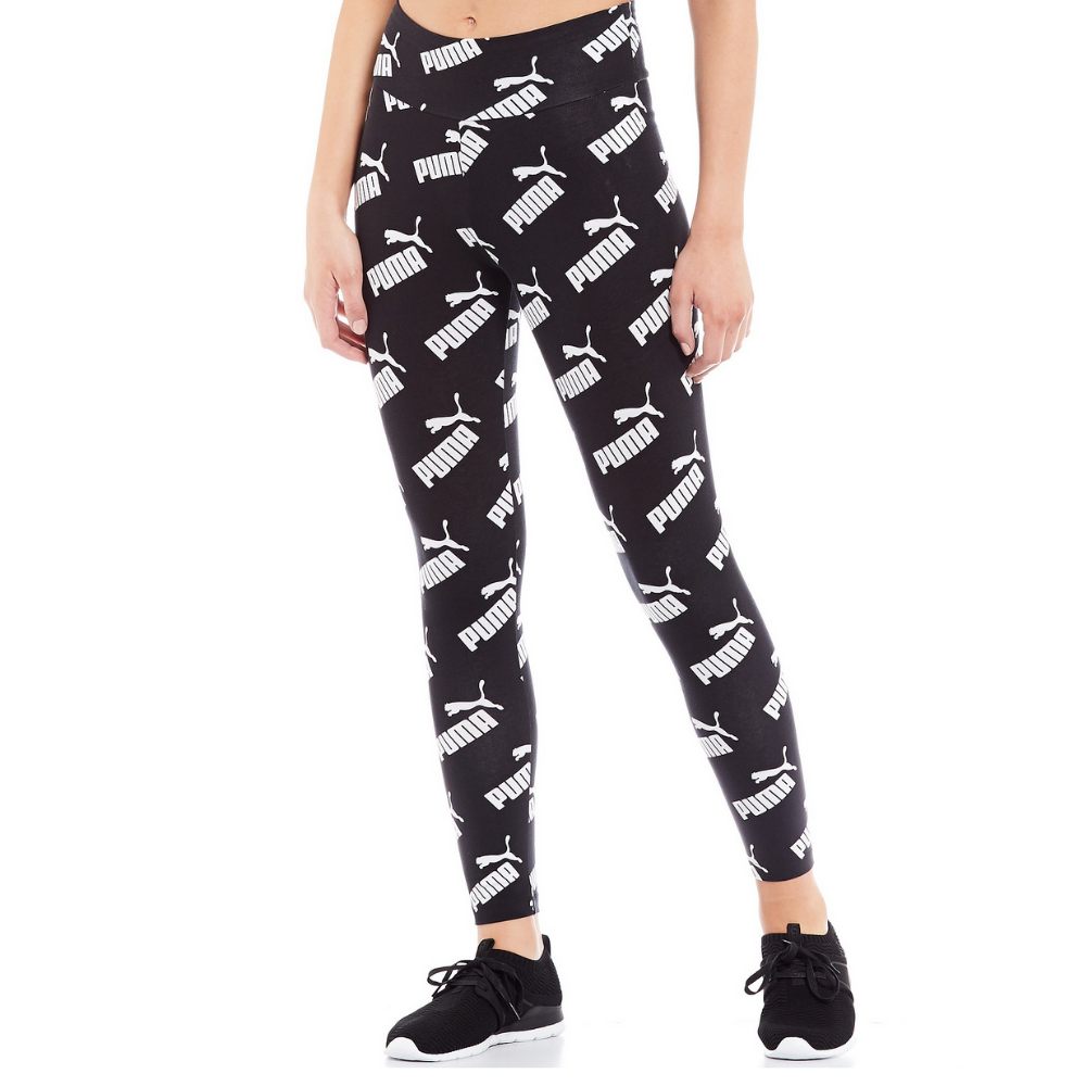 PUMA WOMEN'S AMPLIFIED AOP LEGGING BLACK – National Sports