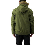 RIPZONE MEN'S RENEGADE INSULATED JACKET CYPRESS MELANGE MODEL BACK