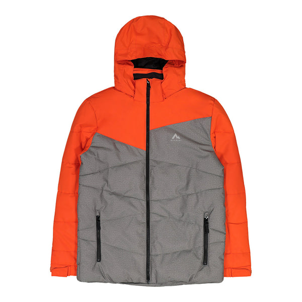MCKINLEY BOYS EGON INSULATED JACKET TANGERINE/CASTLEROCK MELANGE