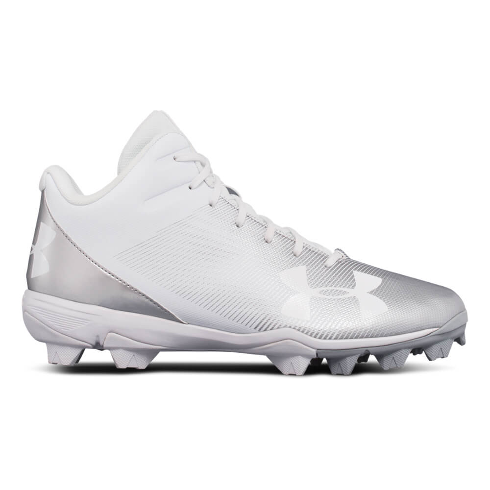 white mens baseball cleats