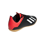 ADIDAS JUNIOR X 18.4 INDOOR SOCCER CLEAT RED/WHITE/BLACK