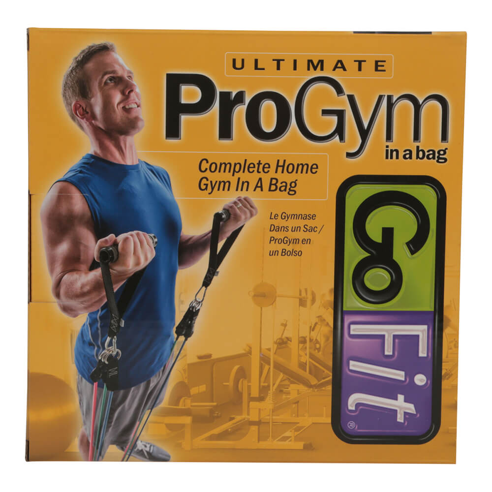 GoFit Ultimate ProGym Home Gym Resistance Band Set Box