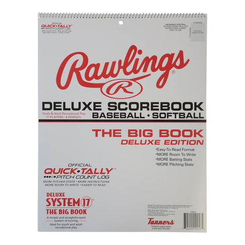 RAWLINGS SYSTEM-17 DELUXE SCOREBOOK BASEBALL/SOFTBALL