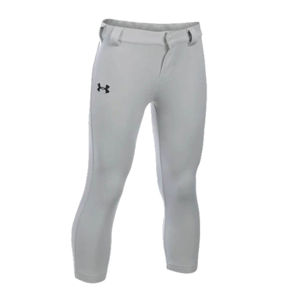 UNDER ARMOUR YOUTH SIZE 5 GRAY BASEBALL PANT