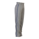 EASTON MAKO 2 PIPED XX LARGE GRAY/NAVY BASEBALL PANT