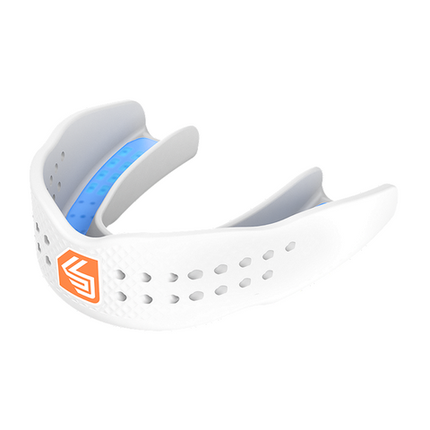 SHOCK DOCTOR ADULT SUPERFIT ALL SPORT WHITE MOUTHGUARD