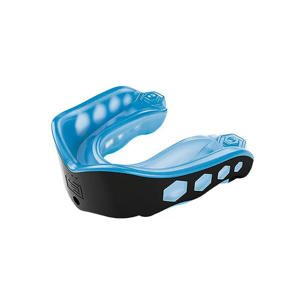 SHOCK DOCTOR YOUTH GEL MAX BLACK/BLUE CONVERTIBLE MOUTHGUARD
