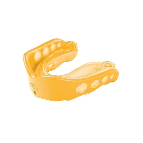 SHOCK DOCTOR ADULT GEL MAX YELLOW CONVERTIBLE MOUTHGUARD
