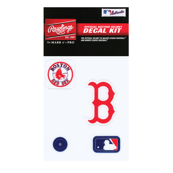 RAWLINGS RED SOX  HELMET DECAL KIT