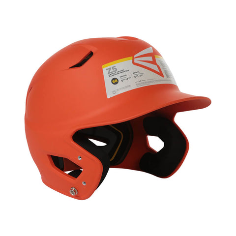 EASTON SR Z5 GRIP SOLID BATTING HELMET MATTE ORANGE