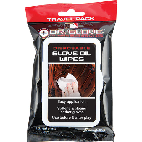 FRANKLIN DISPOSABLE BASEBALL GLOVE OIL WIPES