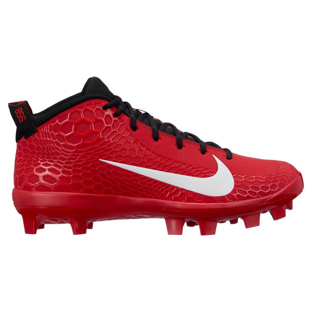NIKE MEN'S FORCE TROUT PRO MCS BASEBALL CLEAT RED/WHITE