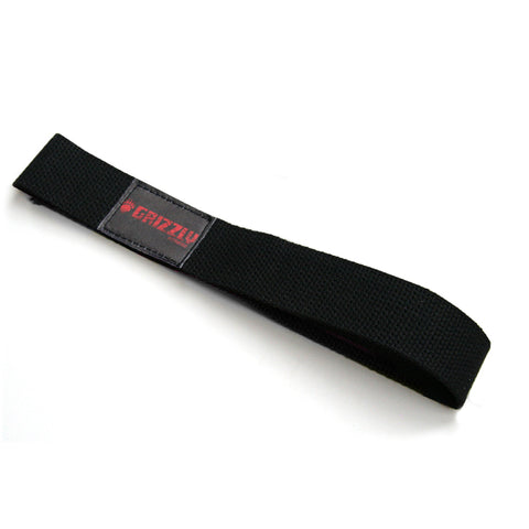 GRIZZLY WIDE 1.5 INCH BLACK LIFTING STRAPS