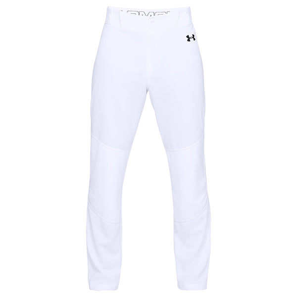 UNDER ARMOUR MEN'S UTILITY RELAXED WHITE BASEBALL PANT