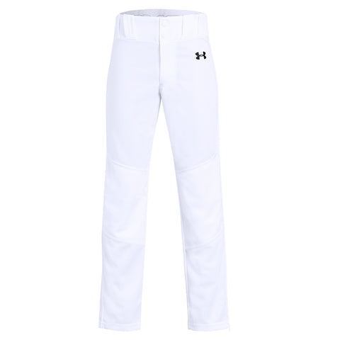 UNDER ARMOUR YOUTH UTILITY RELAXED WHITE BASEBALL PANT