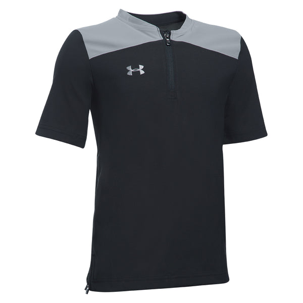 UNDER ARMOUR YOUTH TRIUMPH SHORT SLEEVE BLACK CAGE JACKET