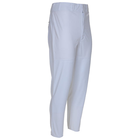 LOUISVILLE MENS  WHITE LONG BASEBALL PANT WITH ELASTIC ANKLE
