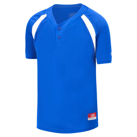 LOUISVILLE SENIOR LOOSE-FIT ROYAL 2-BUTTON HENLEY GAME JERSEY
