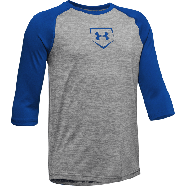 UNDER ARMOUR YOUTH ROYAL 3/4 SLEEVE T-SHIRT