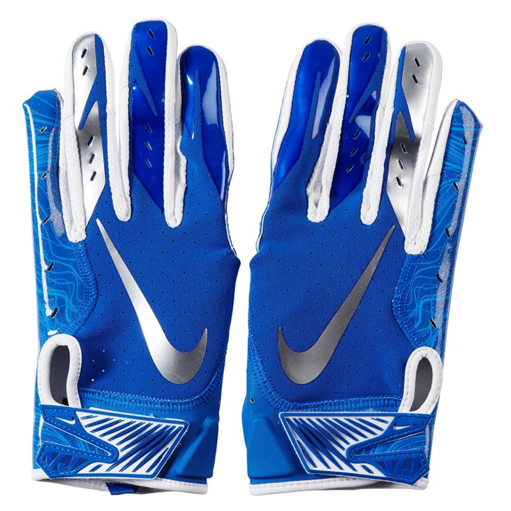 NIKE VAPOR JET ROYAL/CHROME FOOTBALL GLOVE – National Sports