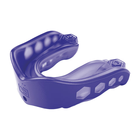 SHOCK DOCTOR ADULT GEL MAX PURPLE CONVERTIBLE MOUTHGUARD